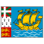Saint Pierre and Miquelon flag